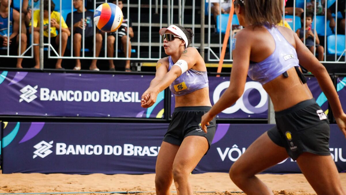 Duda e Ana Patrícia no Mundial de Vôlei de Praia