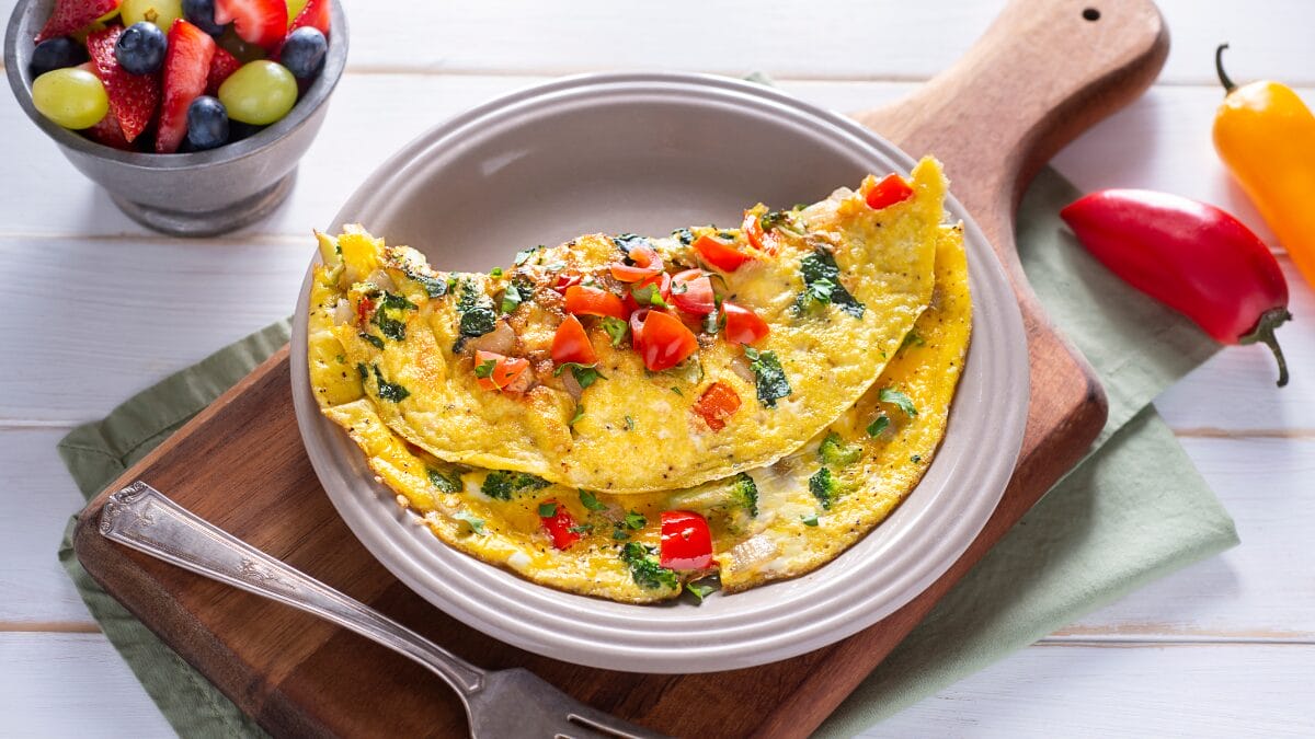 Omelete na frigideira