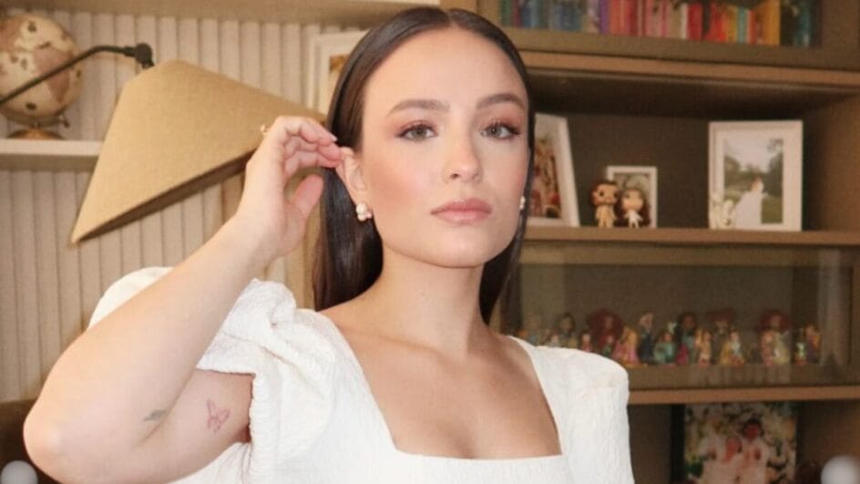 Atriz Larissa Manoela em postagem no Instagram