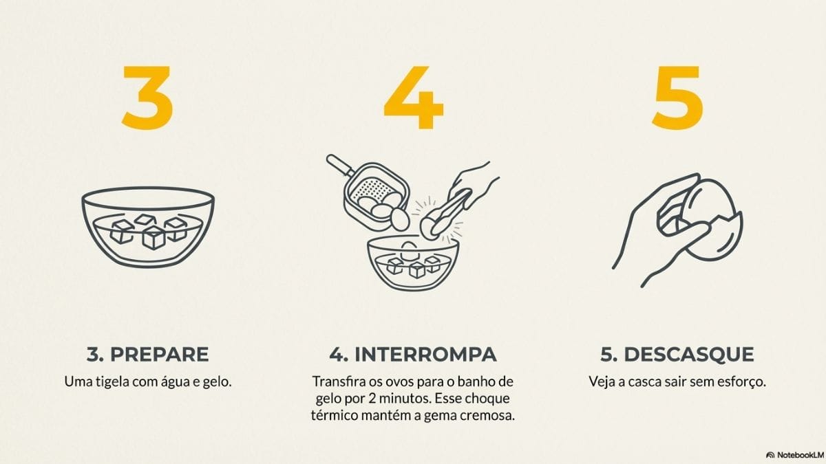 Guia visual para cozinhar ovo na air fryer