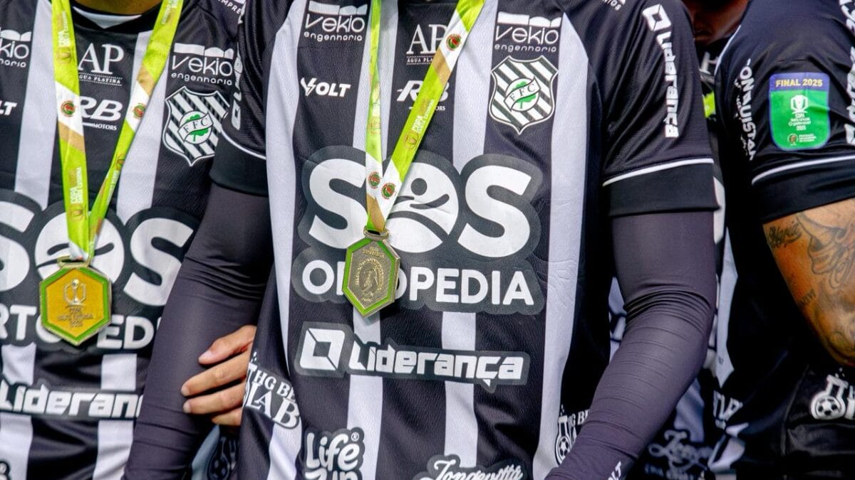 Medalha de campeão da Copa SC 2025