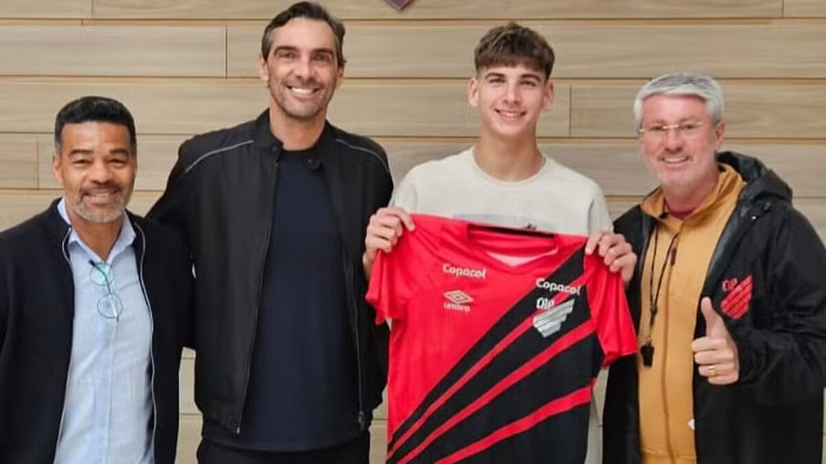 Filho de Giba, Patrick vai integrar base do Athletico (Foto Reprodu&ccedil;&atilde;o, redes sociais Giba)