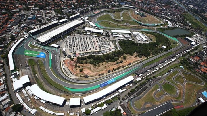 Autódromo de Interlagos visto de cima
