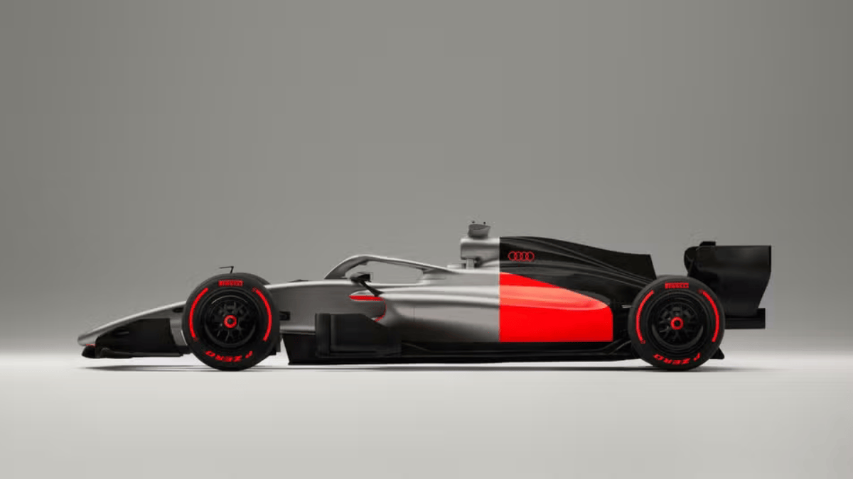 Gabriel Bortoleto conhece carro da Audi para a F1 2026