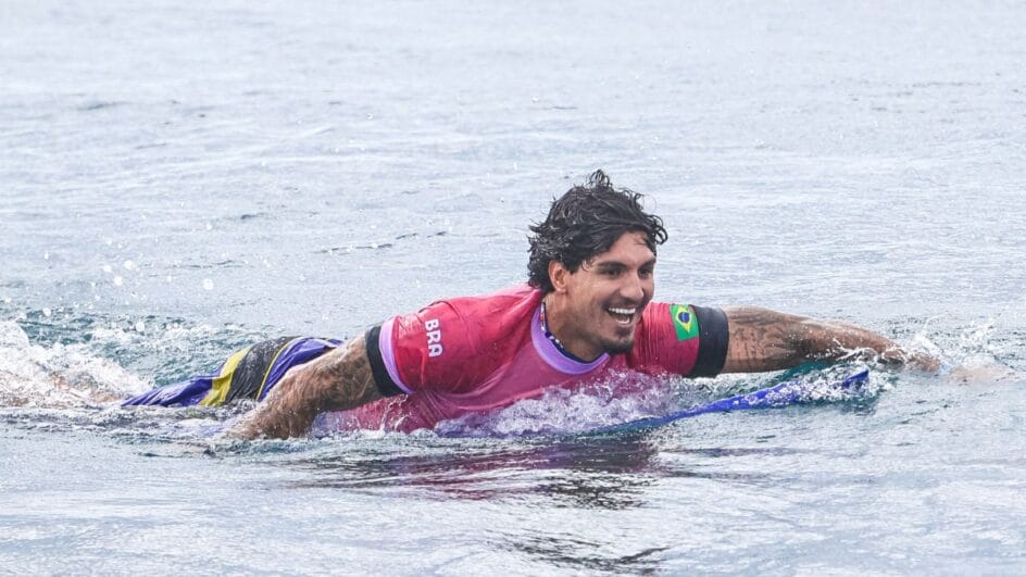 Gabriel Medina durante os Jogos Olímpicos