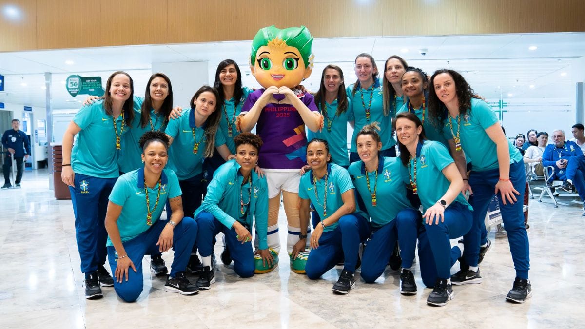 Seleção Brasileira já está nas Filipinas (Foto: Fabio Souza, CBF)