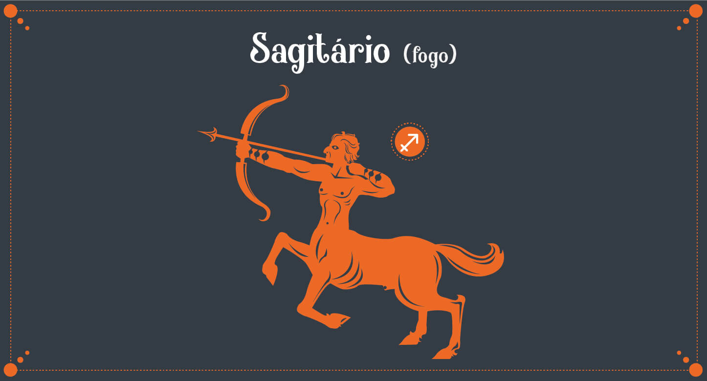 Ilustração do signo de Sagitário