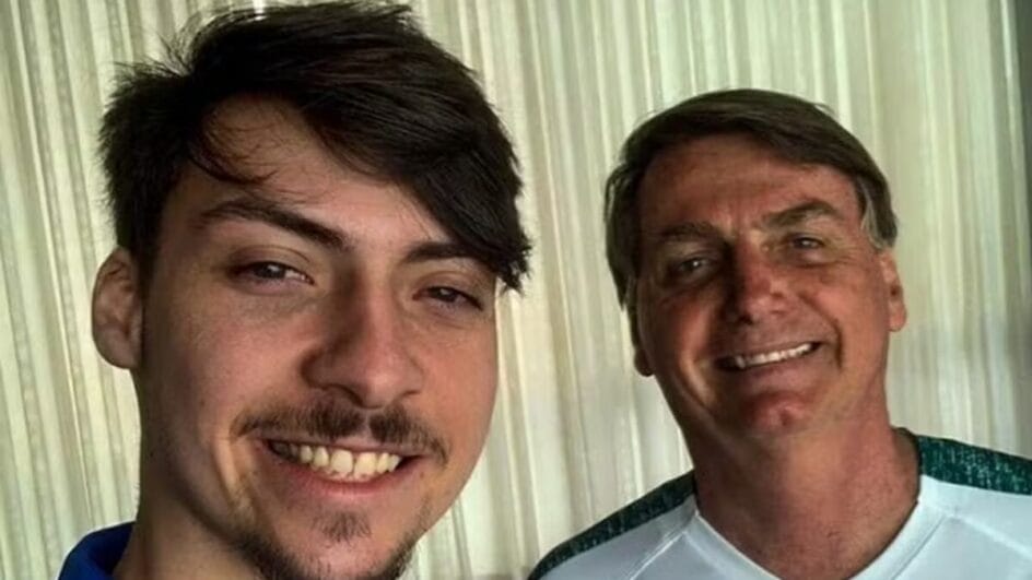 Vereador de Balneário Camboriú, Jair Renan (PL-SC), e ex-presidente Jair Bolsonaro (PL)