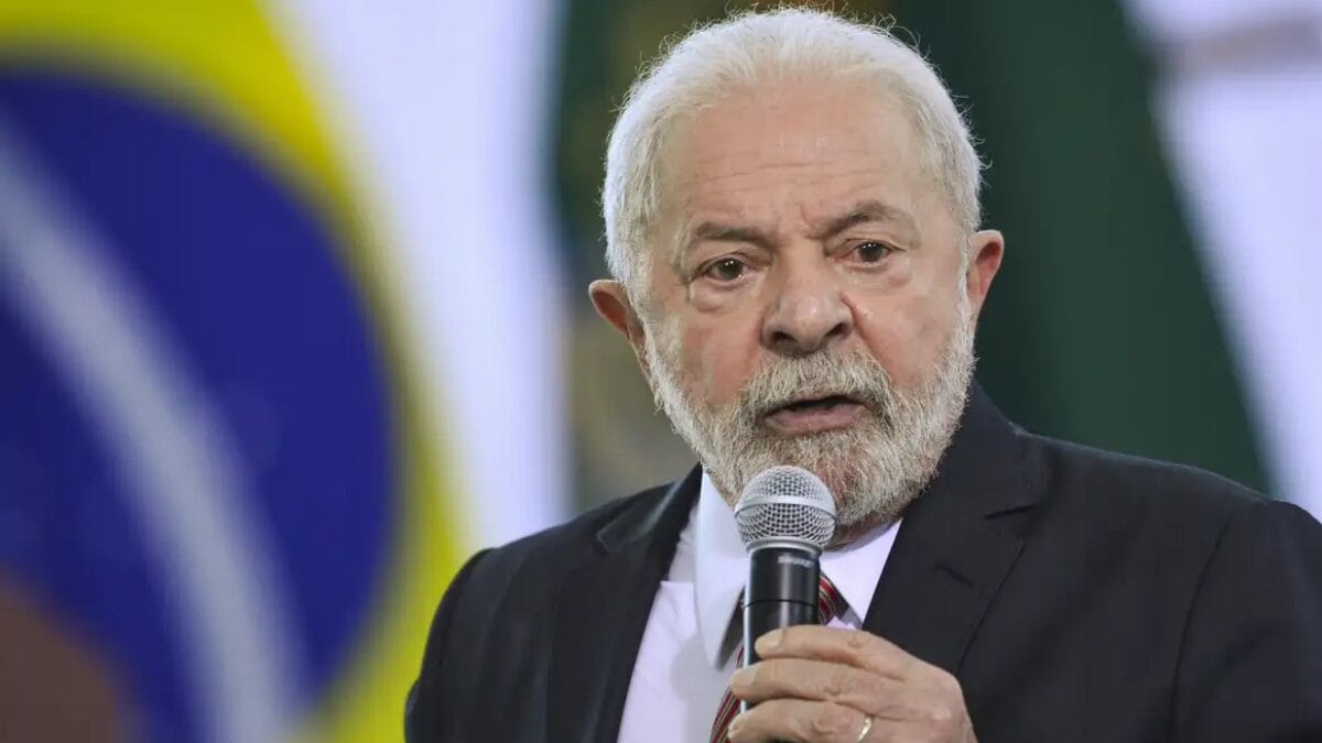 Presidente Luiz Inácio Lula da Silva (PT) em discurso.