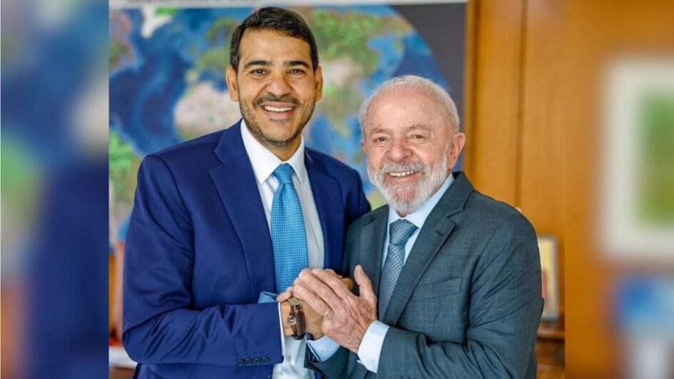 Jorge Messias, advogado-geral da União, e o presidente Lula
