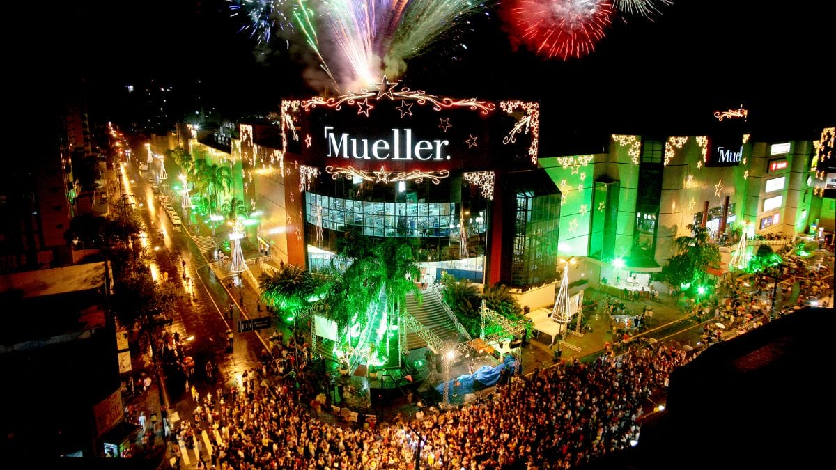 Natal no Shopping Mueller em Joinville (SC)