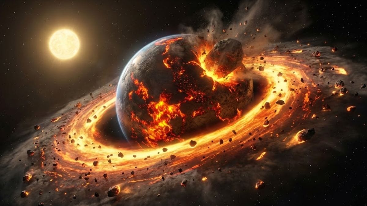 Nova análise confirma de onde veio Theia, o planeta que criou a Lua