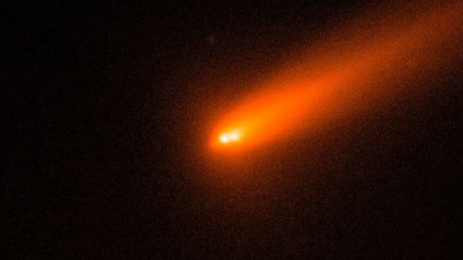 Cometa C/2025 K1 não resistiu à passagem pelo Sol (Foto: INAF, divulgação)