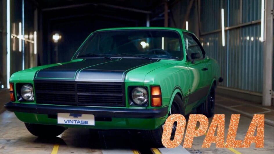 Opala é um dos modelos clássicos restaurados no Chevrolet Vintage (Foto: reprodução, Chevrolet)