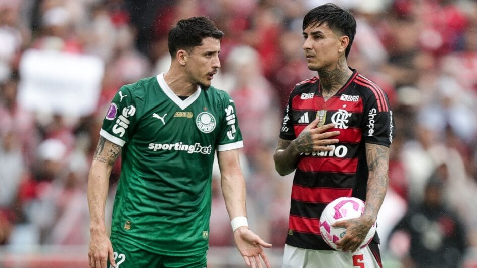 Equipes se enfrentam na decisão da Libertadores (Foto: Gilvan de Souza)
