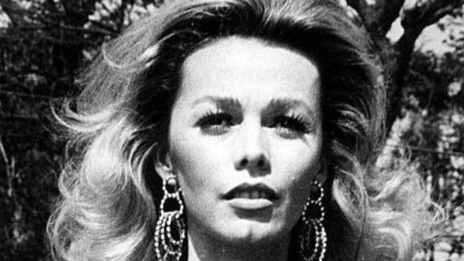 Ângela Diniz em uma foto preto e branco