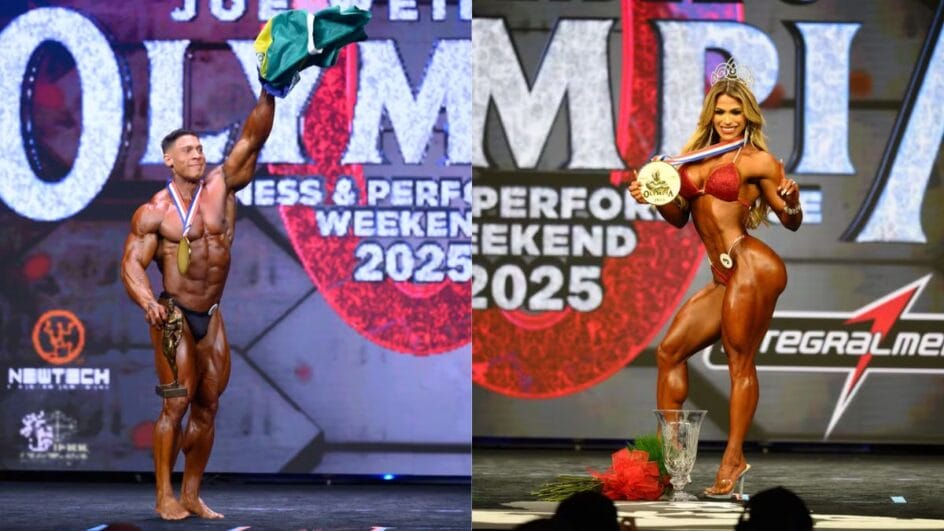 Ramon Dino e Eduarda Bezerra no Mr. Olympia 2025