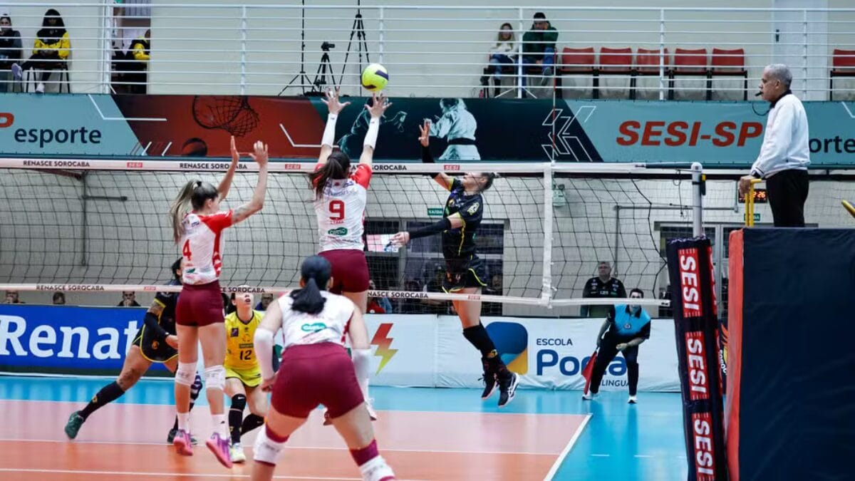 Renasce Sorocaba x Paulistano Barueri, pela final do Paulista de Vôlei feminino