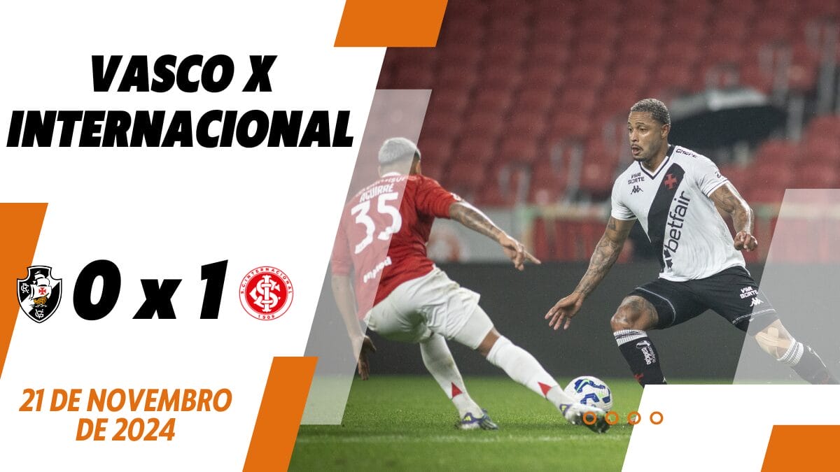 Resultados dos últimos 7 jogos entre Vasco x Internacional