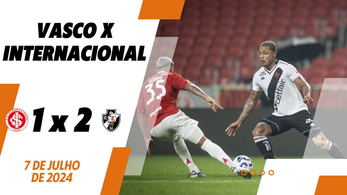 Resultados dos últimos 7 jogos entre Vasco x Internacional
