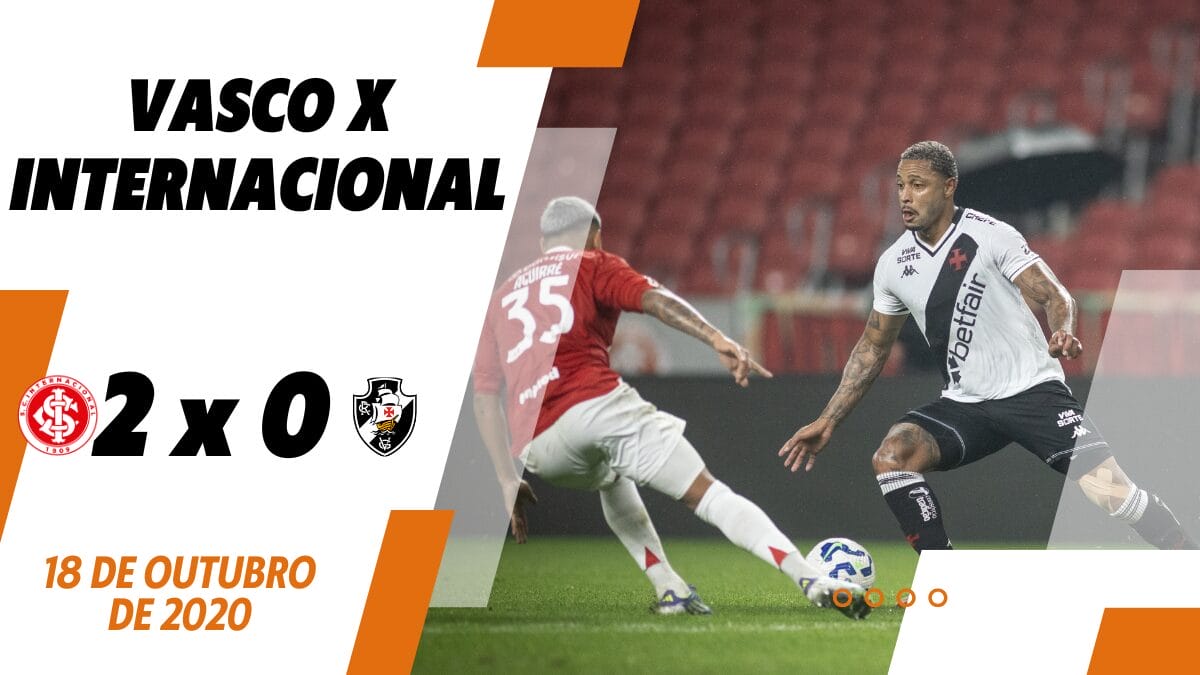 Resultados dos últimos 7 jogos entre Vasco x Internacional