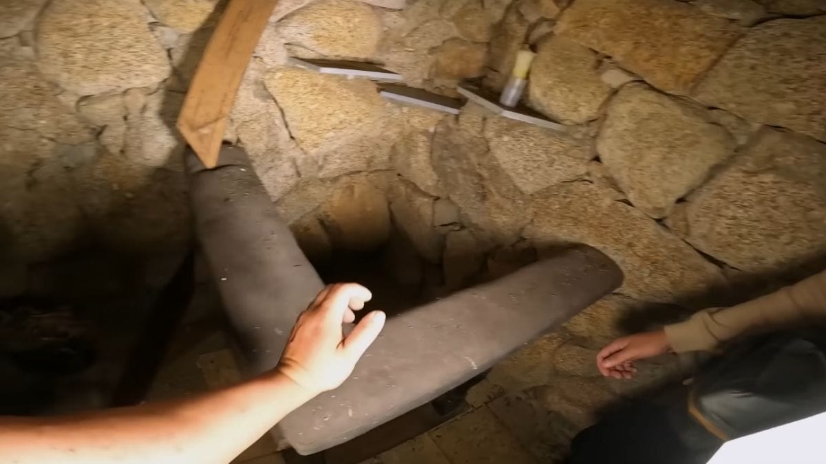 Espaço que era usado como uma capela 