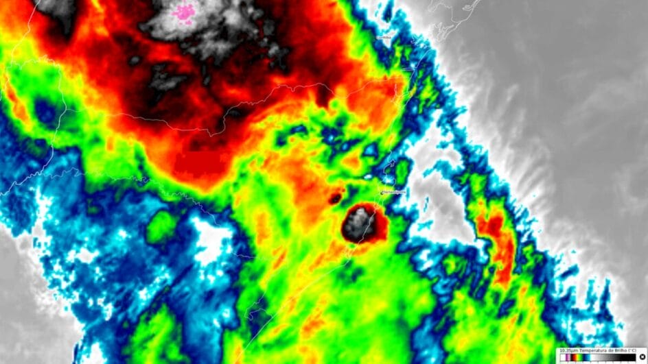 Tornado em Santo Amaro da Imperatriz (SC) em 2025