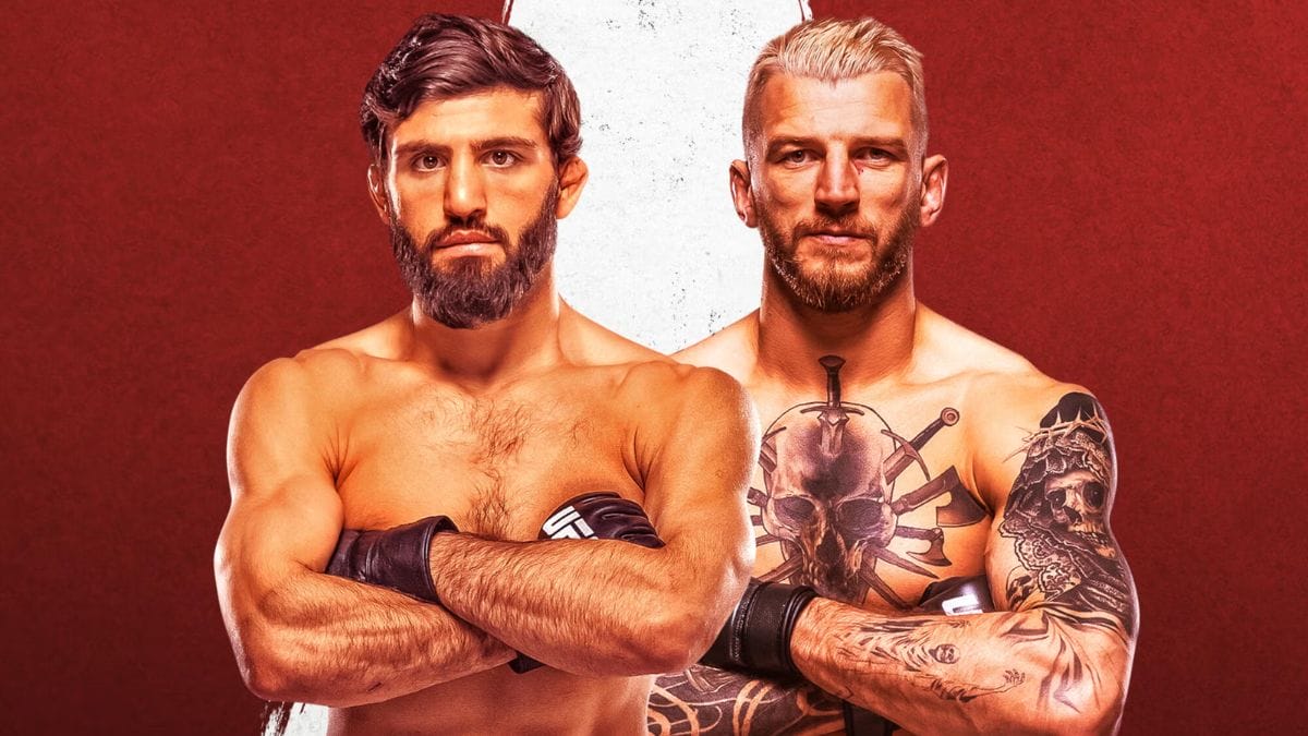 Tsarukyan x Hooker se enfrentam em Doha, no Catar (Foto: UFC, Divulgação)