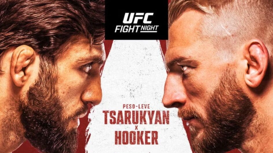Tsarukyan x Hooker se enfrentam em Doha, no Catar (Foto: UFC, Divulgação)