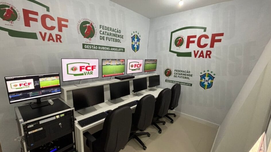 Equipamento pronto. Crescem as chances da utilização de VAR nas duas finais da Copa Santa Catarina 2025 (Foto: reprodução)