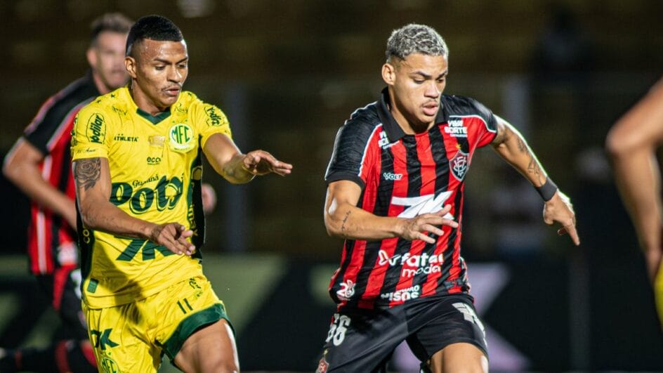 Vitória e Mirassol no jogo do turno da Série A do Campeonato Brasileiro