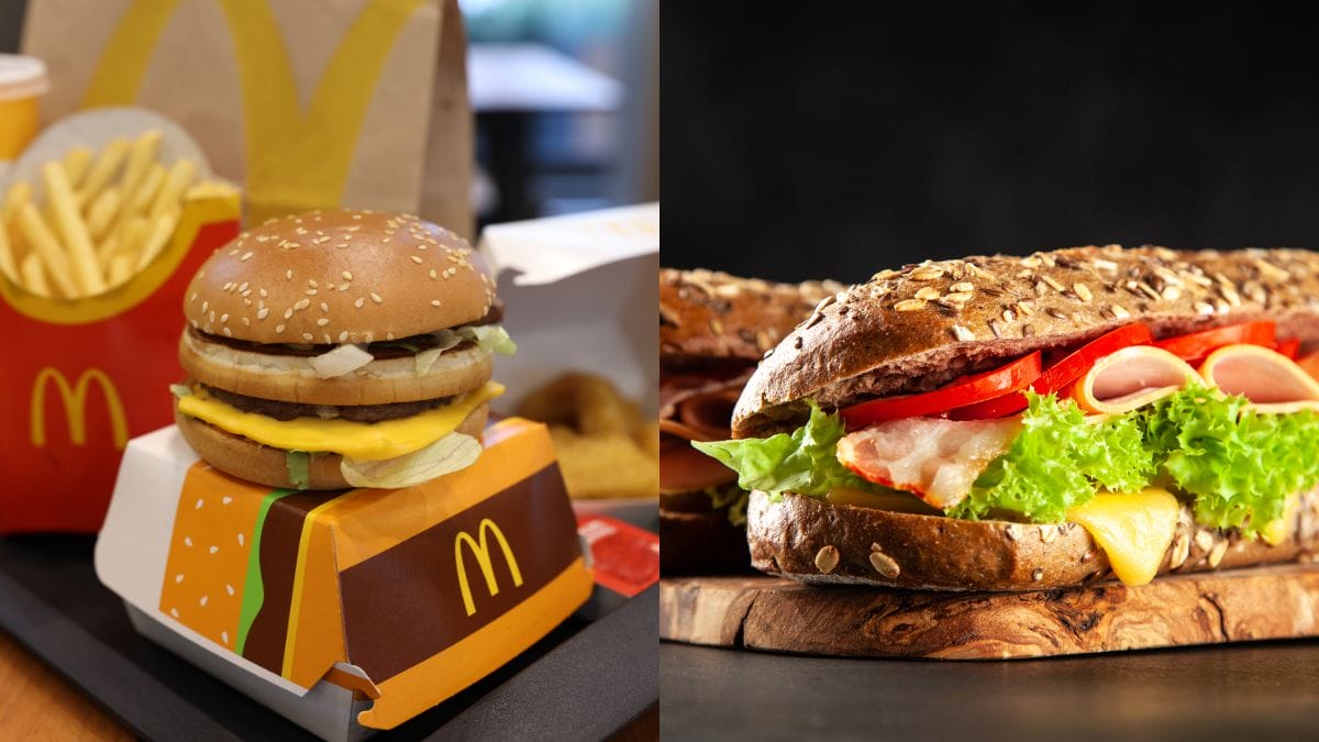 sanduíche big mac e subway