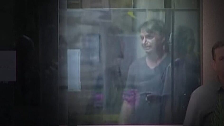 O ex-presidente está preso desde a manhã de sábado (22) (Foto: Rafael Sobrinho, TV Globo)