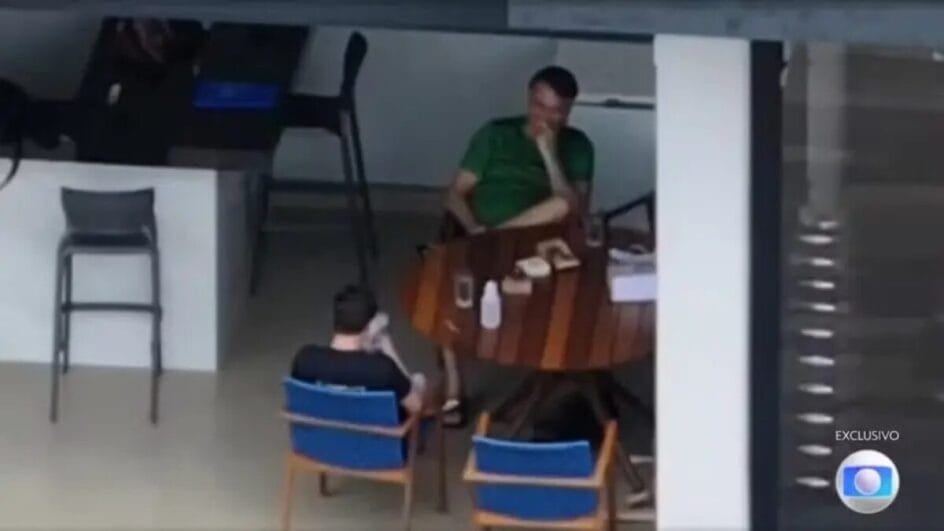 Nikolas visitou Bolsonaro na última sexta-feira (21) (Foto: TV Globo, Reprodução)