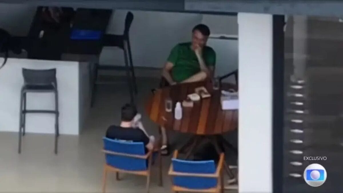 Nikolas visitou Bolsonaro na última sexta-feira (21) (Foto: TV Globo, Reprodução)