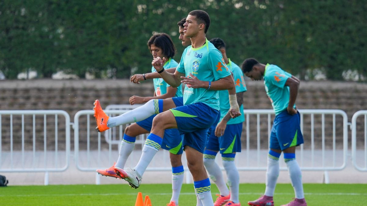 Treino da seleção brasileira para o Mundial Sub-17 (Foto: Nelson Terme, CBF)