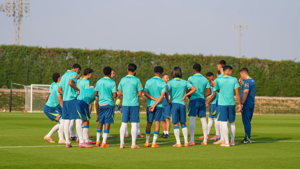 Treino da seleção brasileira para o Mundial Sub-17 (Foto: Nelson Terme, CBF)