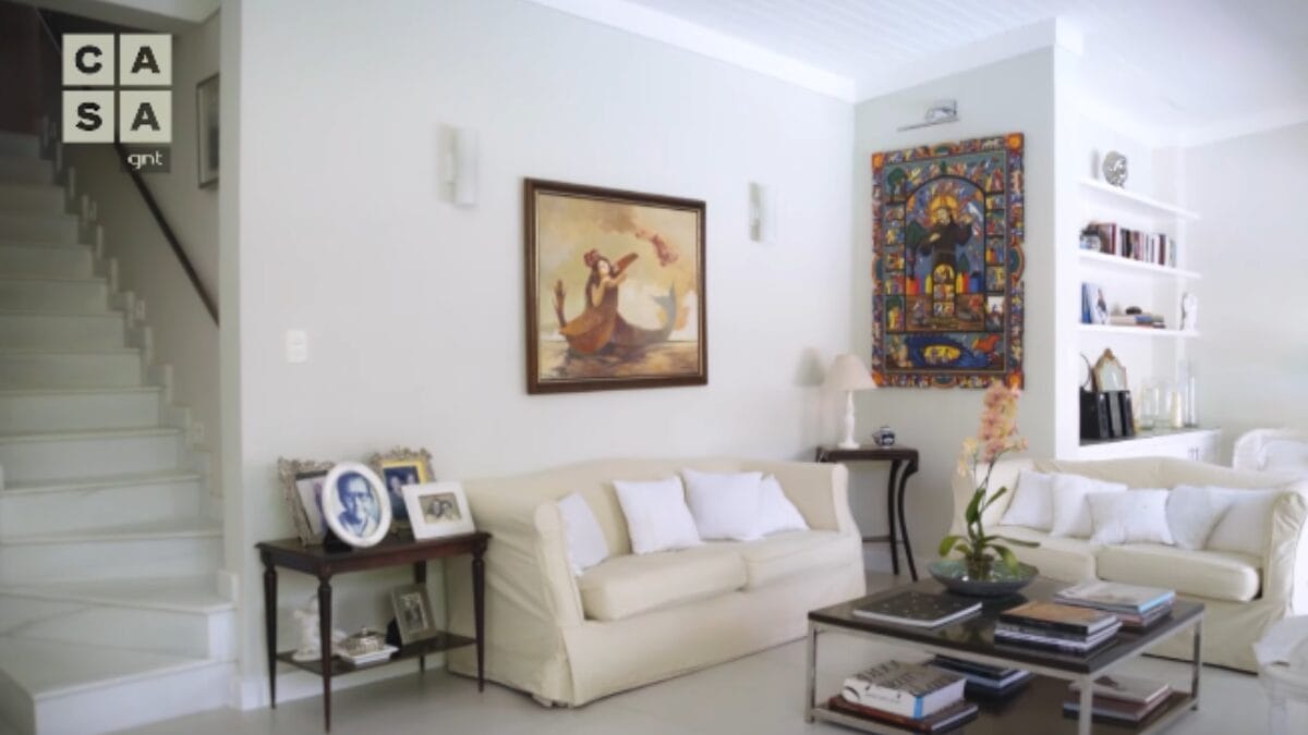 Detalhes da casa da atriz Arlete Salles