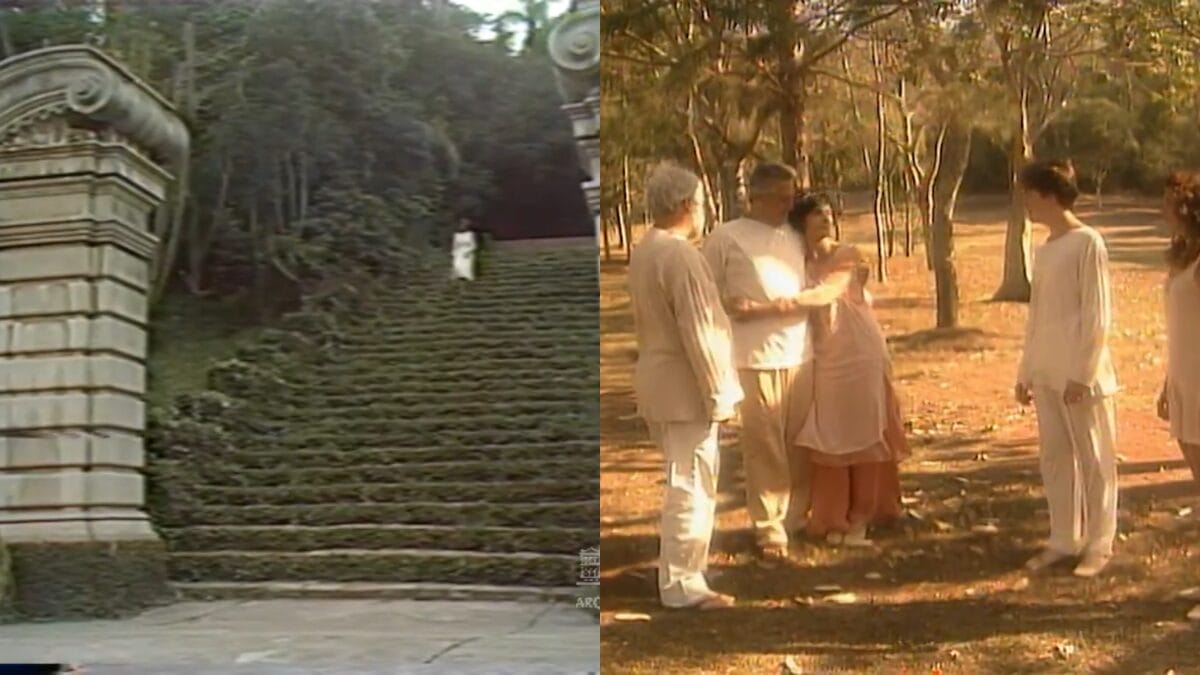 cena dina reencontrando a mae a viagem