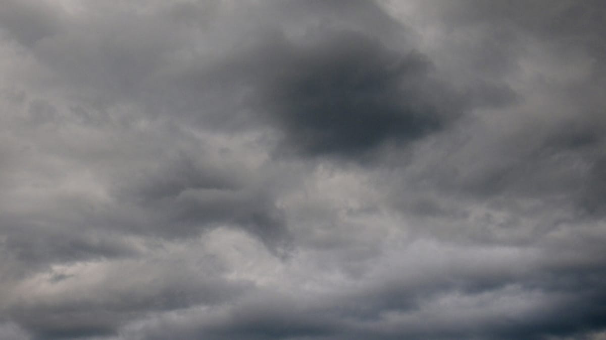 céu nublado