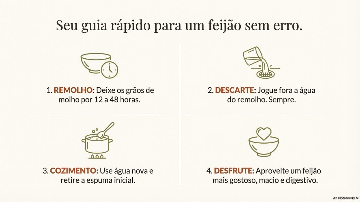 como preparar o feij&atilde;o para comer com arroz e n&atilde;o ter estufamento