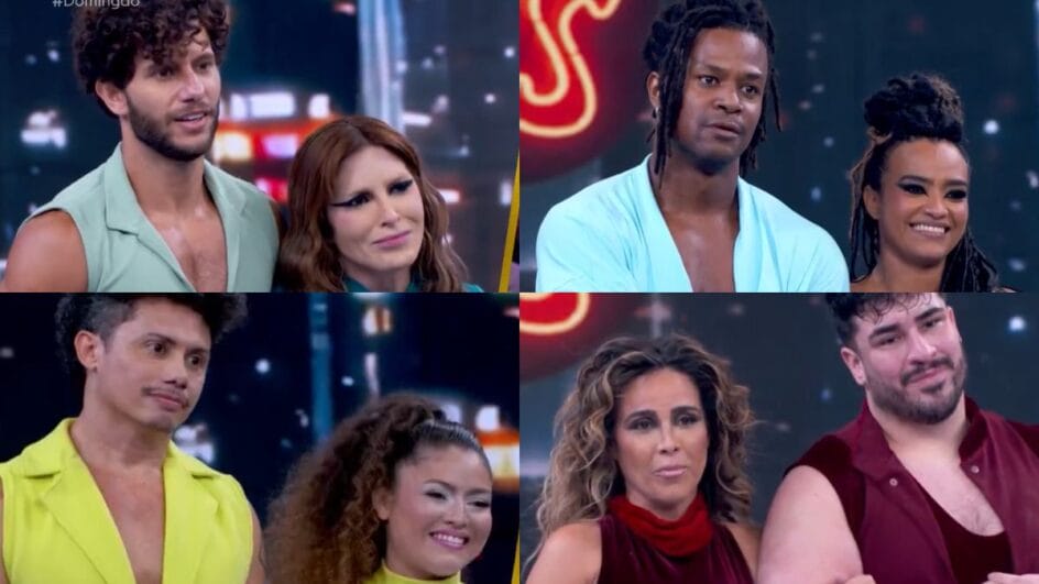 Os quatro semifinalistas da Dança dos Famosos 2025