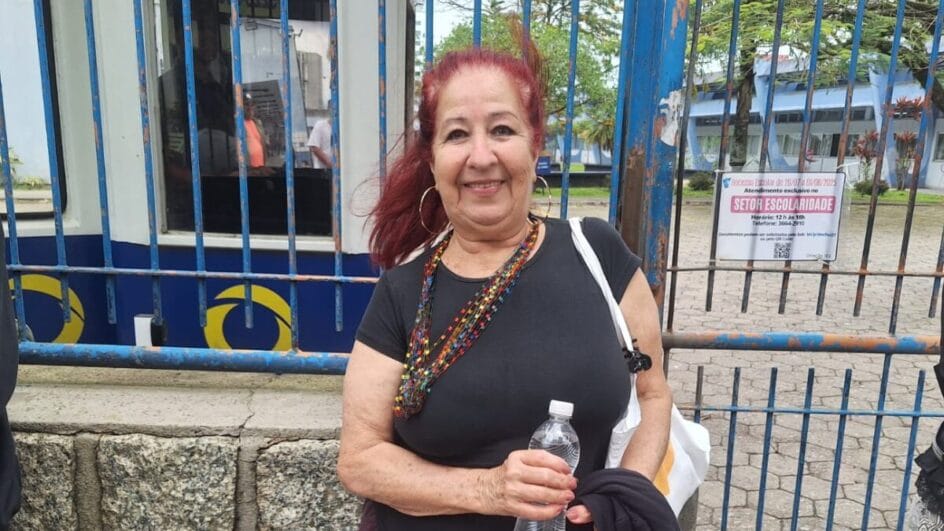 Geci dos Santos, de 72 anos (Foto: Cristiano Gomes, NSC TV)