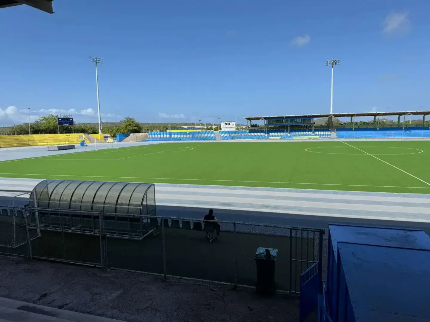Estádio Ergilio Hato, em Curaçao (Foto: divulgação FHF)