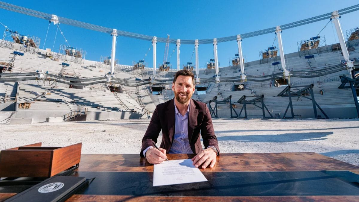 Estádio do Inter Miami, casa de Lionel Messi, campeão do mundo (Foto: divulgação Inter Miami)