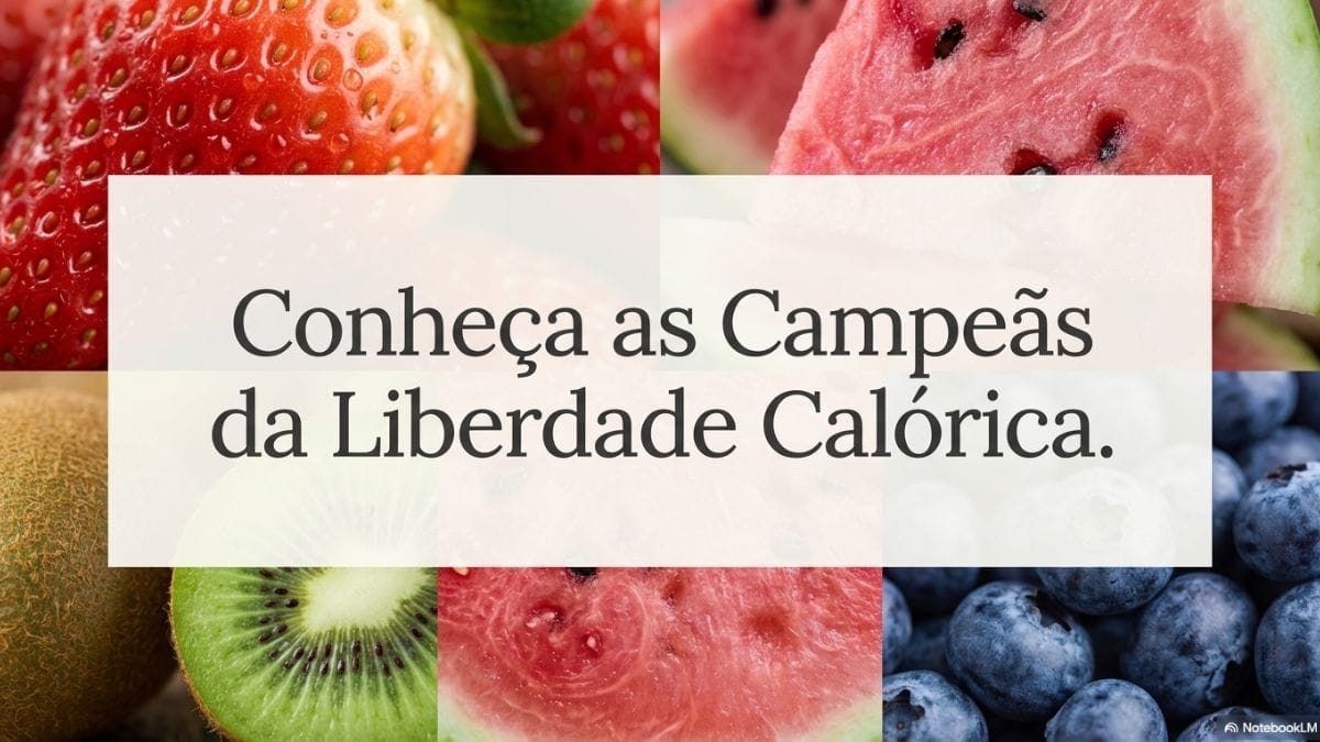 guia visual de frutas com poucas calorias