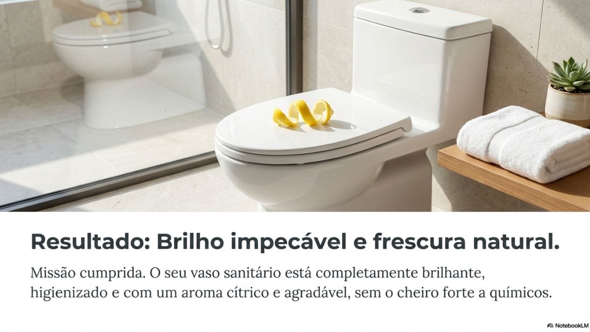 guia visual limpar vaso sanitário