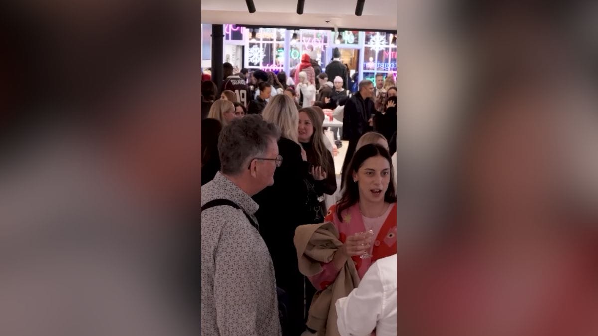 Inauguração da loja da GAP