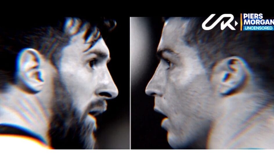 Messi x Cristiano Ronaldo - Piers Morgan (foto: reprodução X)