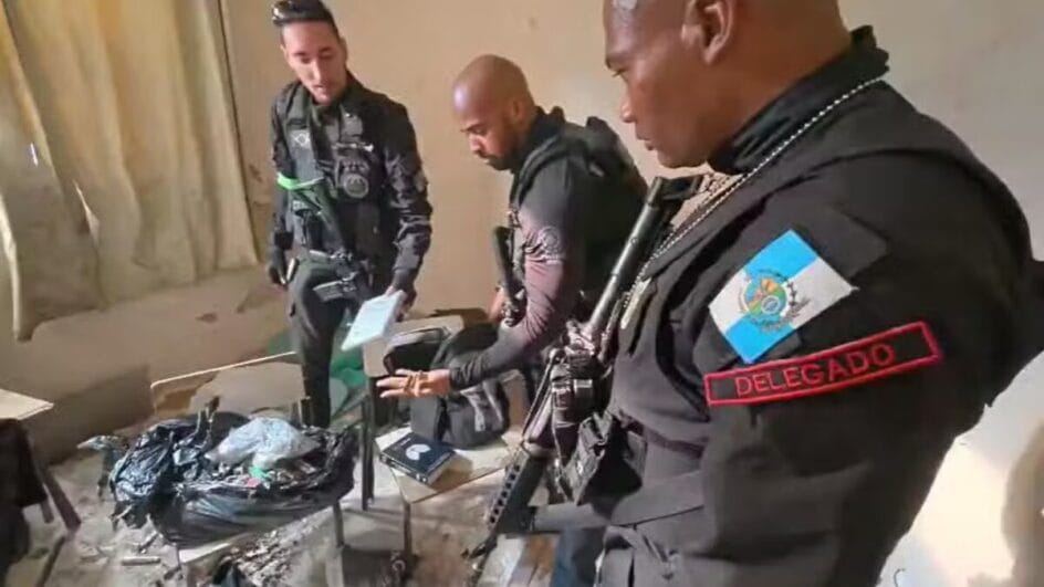 Operação contra organização criminosa deixa mortos e feridos no RJ (Foto: TV Globo, Reprodução)